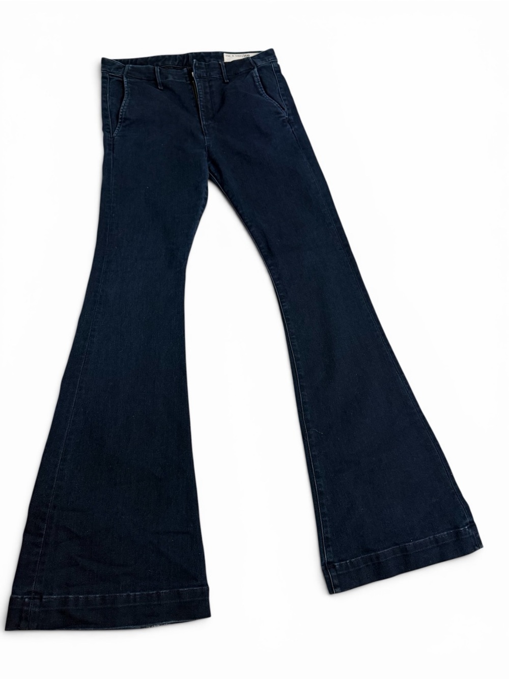 Rag & Bone Rivington Flare Jeans Dark Wash Made USA Women’s 28 Stretch
